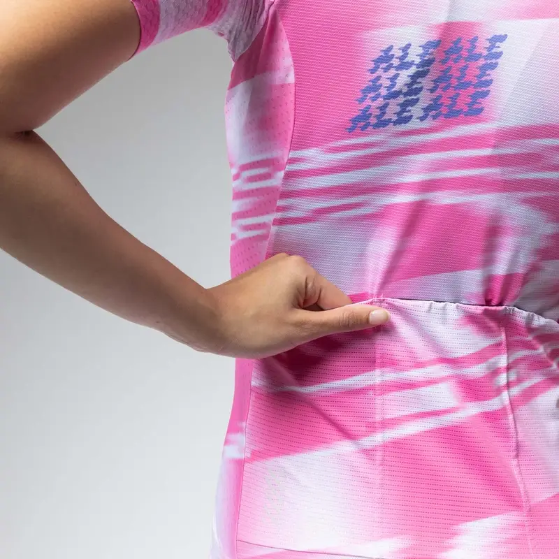 Women's Short Sleeve Road Jersey Techno PR-E Bubblegum Pink Size XL #3