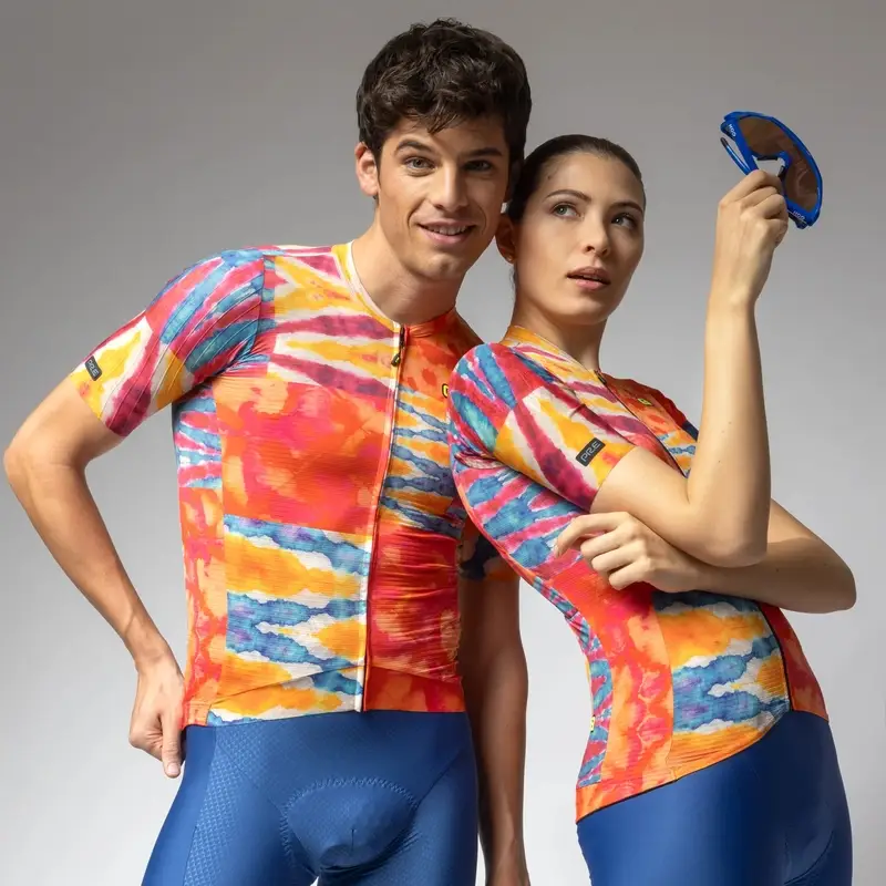 Frauen Kurzarm Trikot Straße Chlorophyll PR-E Multi Orange Größe S #2