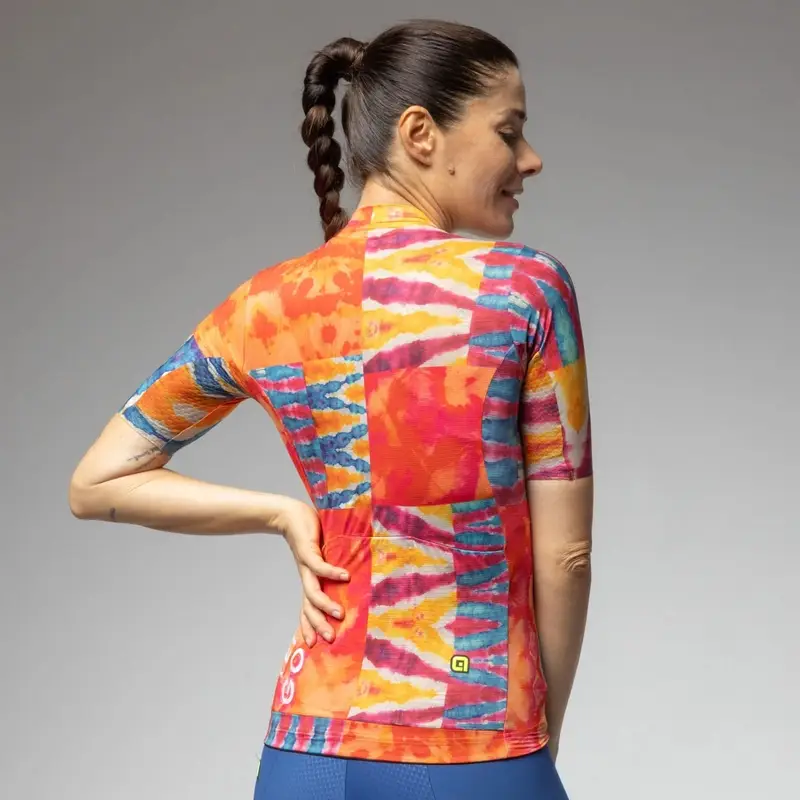 Frauen Kurzarm Trikot Straße Chlorophyll PR-E Multi Orange Größe XXL #3