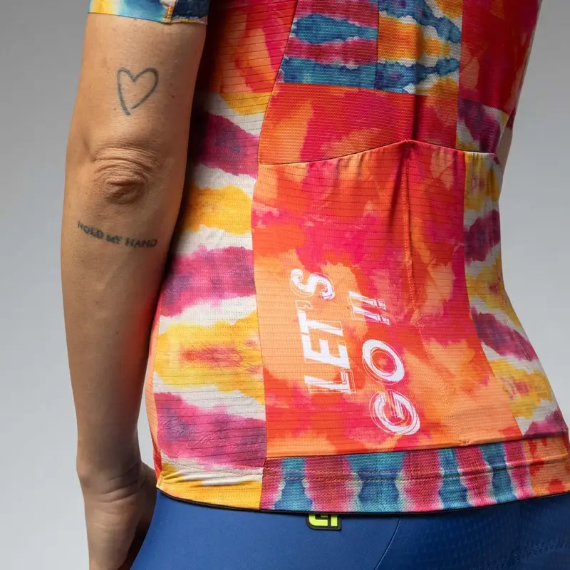 Frauen Kurzarm Trikot Straße Chlorophyll PR-E Multi Orange Größe XXL #5