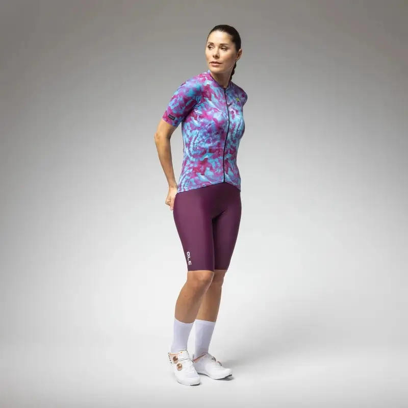 Women's Short Sleeve Road Jersey Chlorophyll PR-E Multiviola Size XL #4