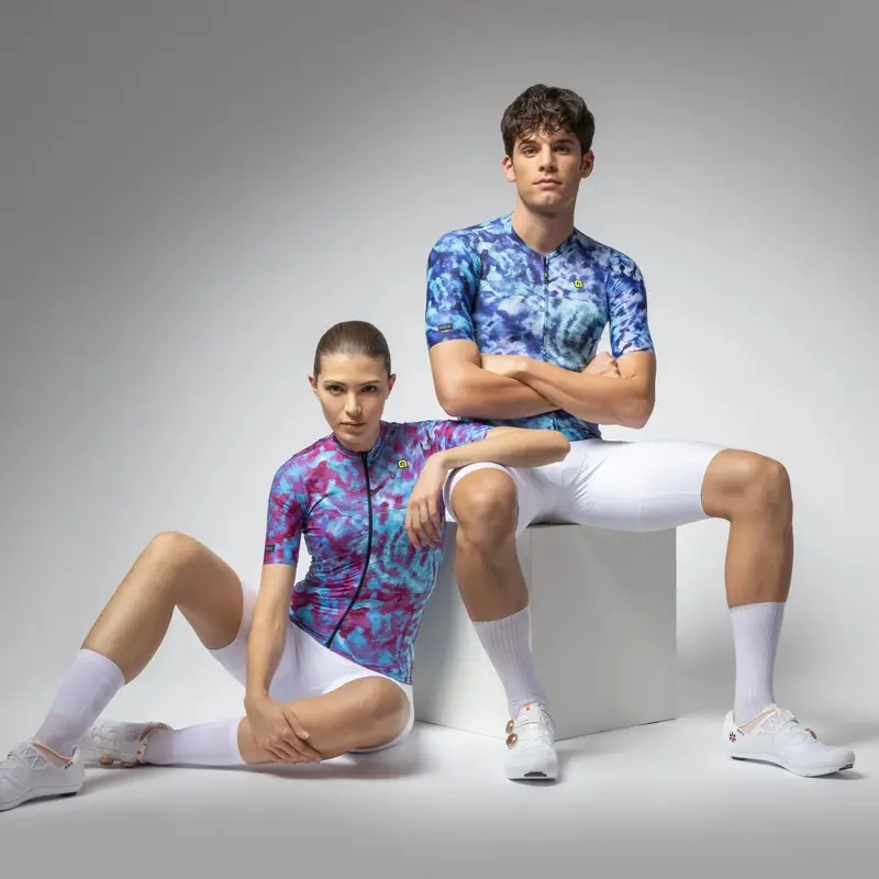 Frauen Kurzarm Trikot Straße Chlorophyll PR-E Multiviolett Größe 4XL #2