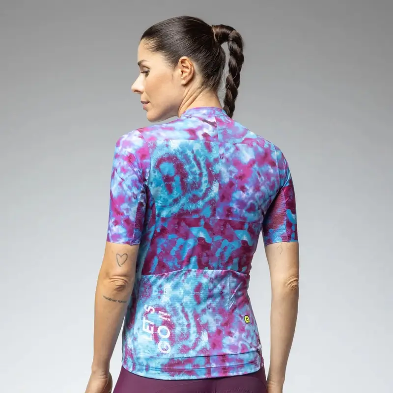 Frauen Kurzarm Straßenjersey Chlorophyll PR-E Multiviolett Größe 5XL #3