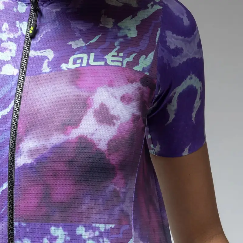 Maillot de Route Manches Courtes Femme Linfa Pragma Multiviolet Taille 3XL #1