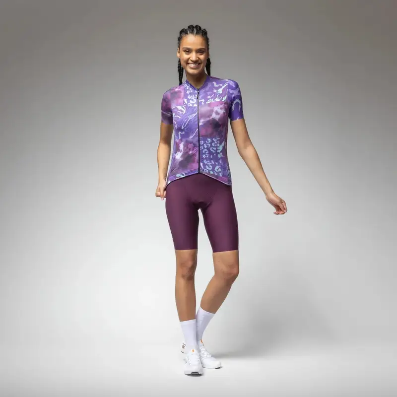 Maillot de Route Manches Courtes Femme Linfa Pragma Multiviolet Taille 3XL #3