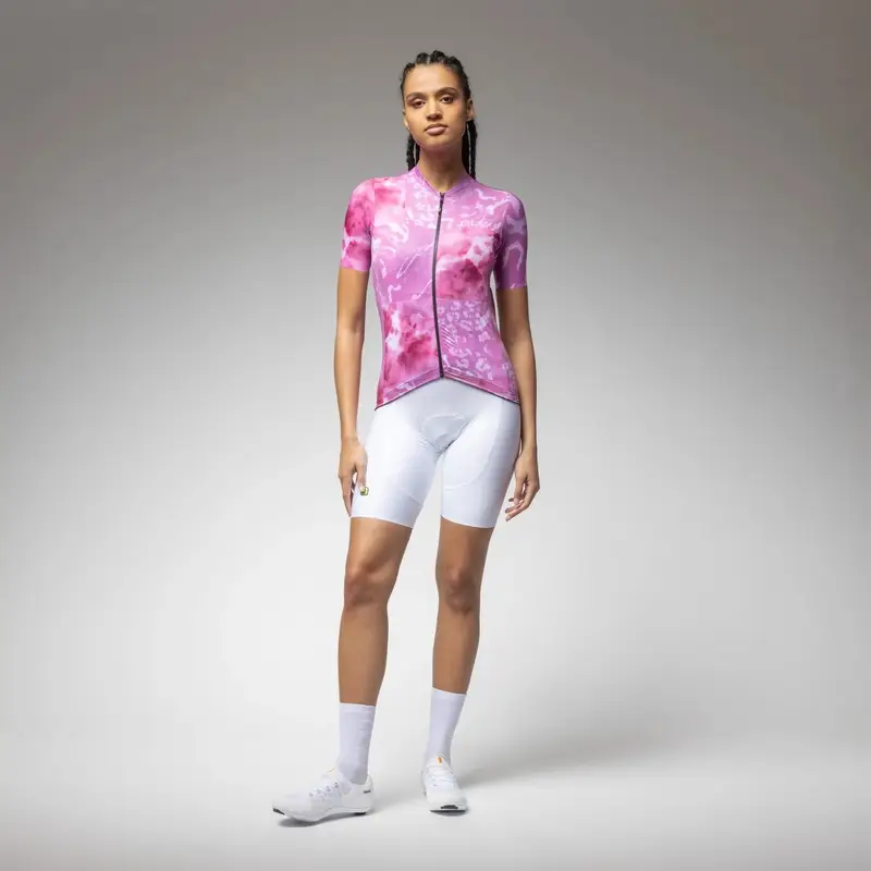 Camiseta de Carretera Manga Corta Mujer Linfa Pragma Multirosa Talla XS #3