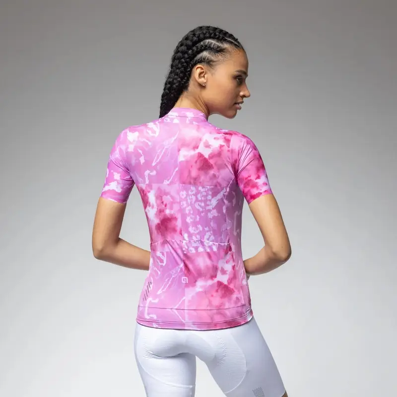 Camiseta de Carretera Manga Corta Mujer Linfa Pragma Multirosa Talla XXL #2