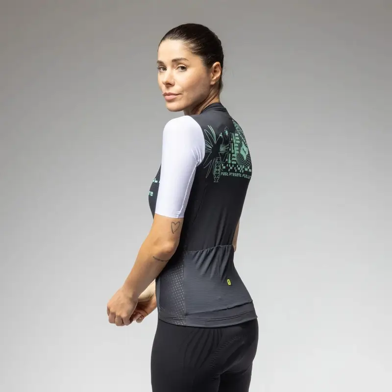 Frauen Kurzarm Trikot Megabyte 2.0 PR-E Schwarz Größe XS #2