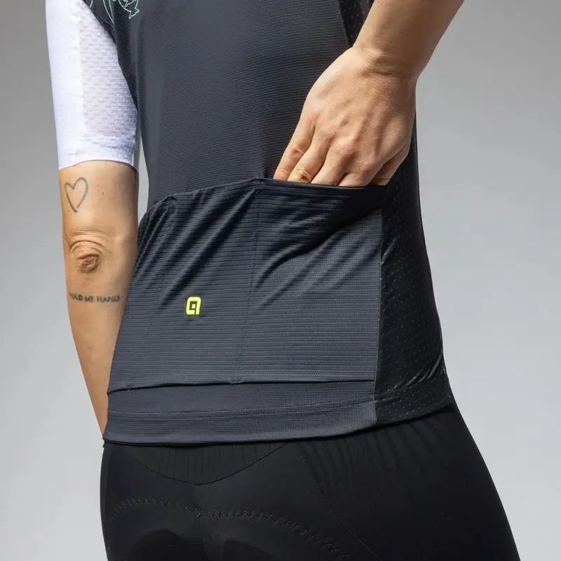 Maillot Route Manches Courtes Femme Megabyte 2.0 PR-E Noir Taille M #3