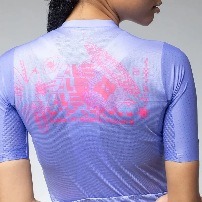 Maillot Route Manches Courtes Femme Megabyte 2.0 PR-E Jacaranda Taille 5XL #4