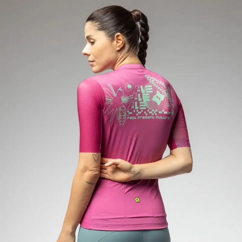 Camiseta de Carretera Manga Corta Mujer Megabyte 2.0 PR-E Blush Talla S #2