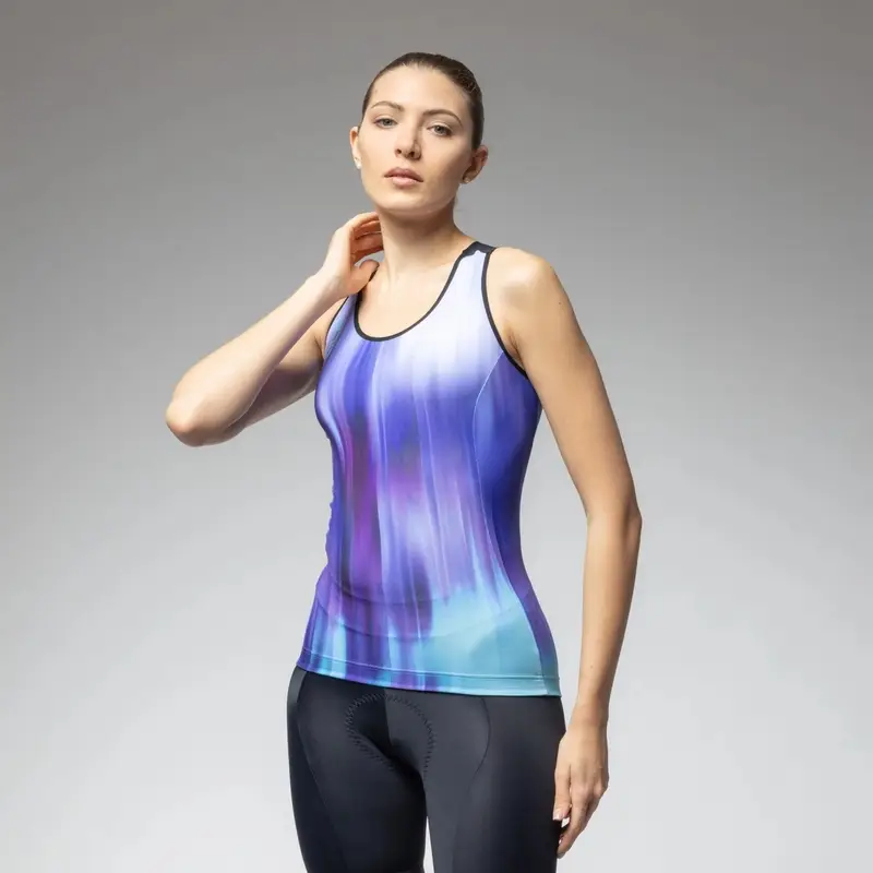 Canottiera Donna Tank Top Crazy Pragma Multiblu Taglia L - image