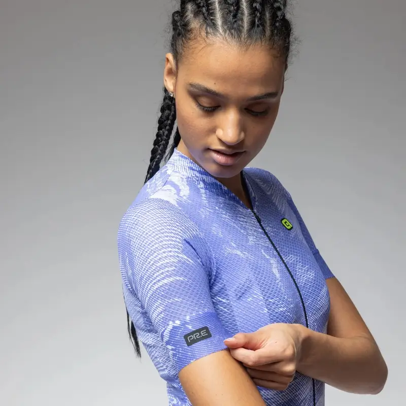 Fan PR-E Jacaranda Kurzarm-Straßenradtrikot Damen Größe XS #1