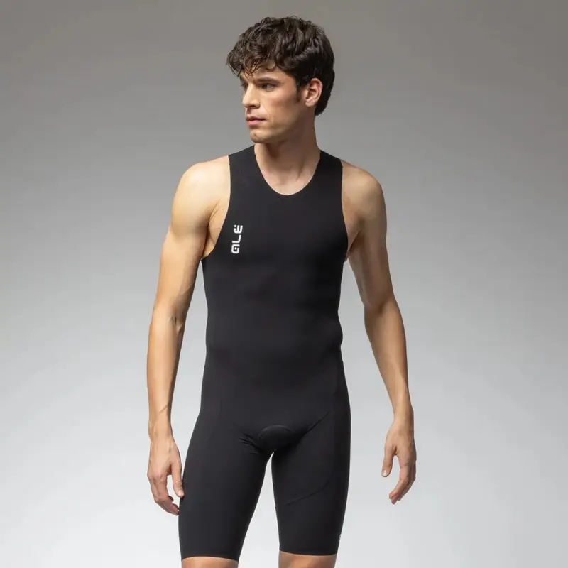 Body Triathlon Ärmelloser Unitard Waves Schwarz Größe XXL - image