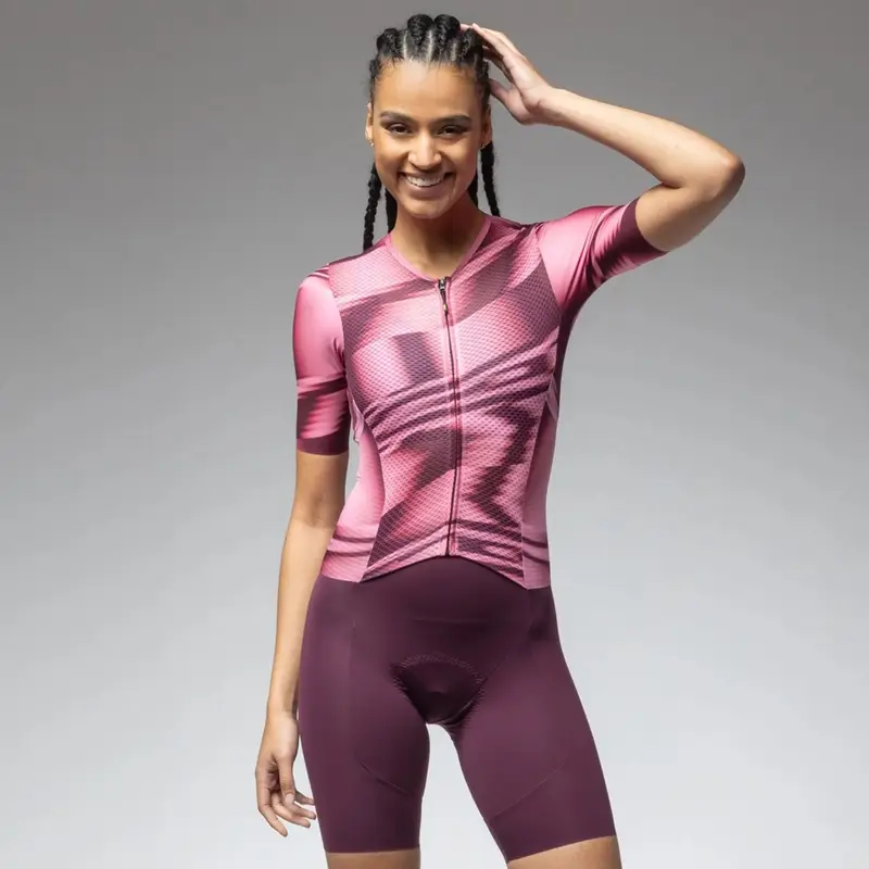 Body Strada Donna Unitard Techno PR-E Rosa Taglia M - image