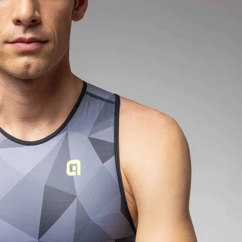 Body Triathlon Ärmelloser Unitard Triple Grau Größe XS #2