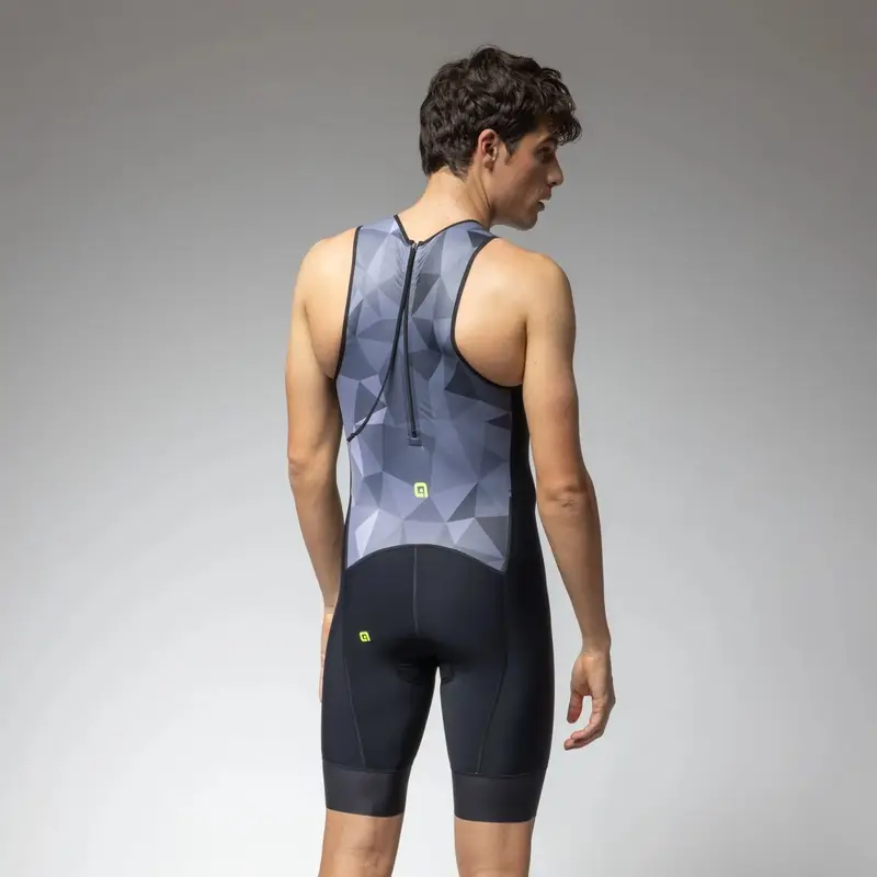 Body Triathlon Ärmelloser Unitard Triple Grau Größe XS #3