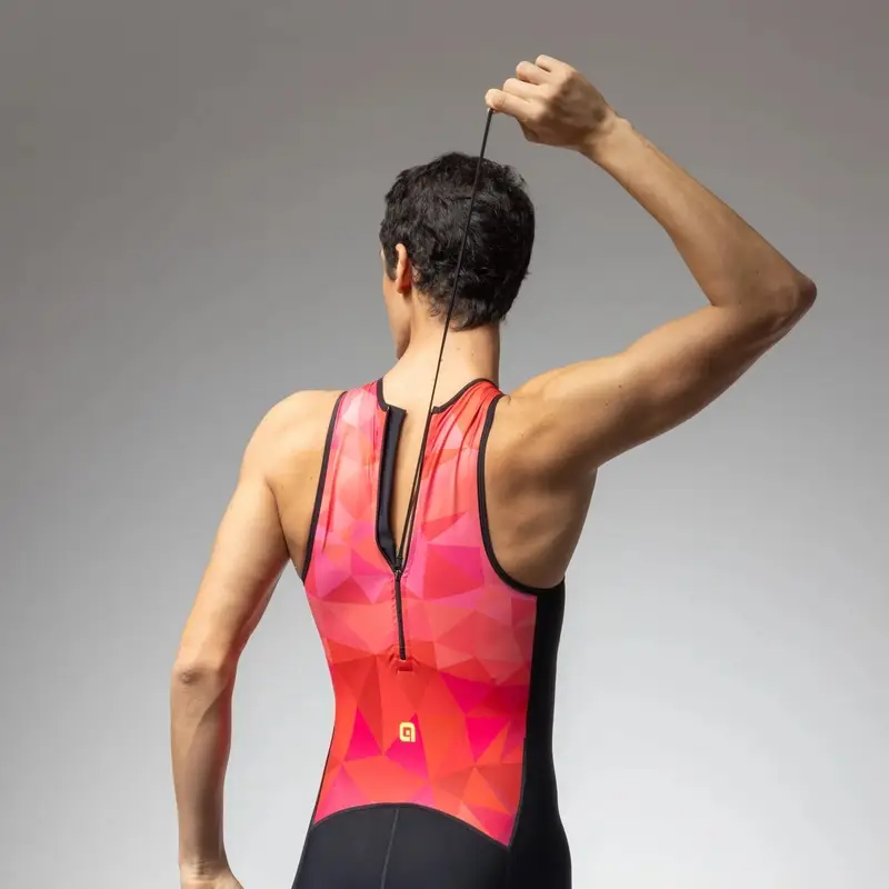 Body Triathlon Senza Maniche Unitard Triple Multirosa Taglia XXS #4