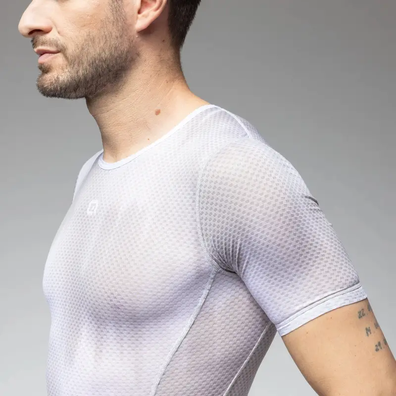 Camisola Interior Manga Curta Argão Bege Tamanho XL/XXL #3