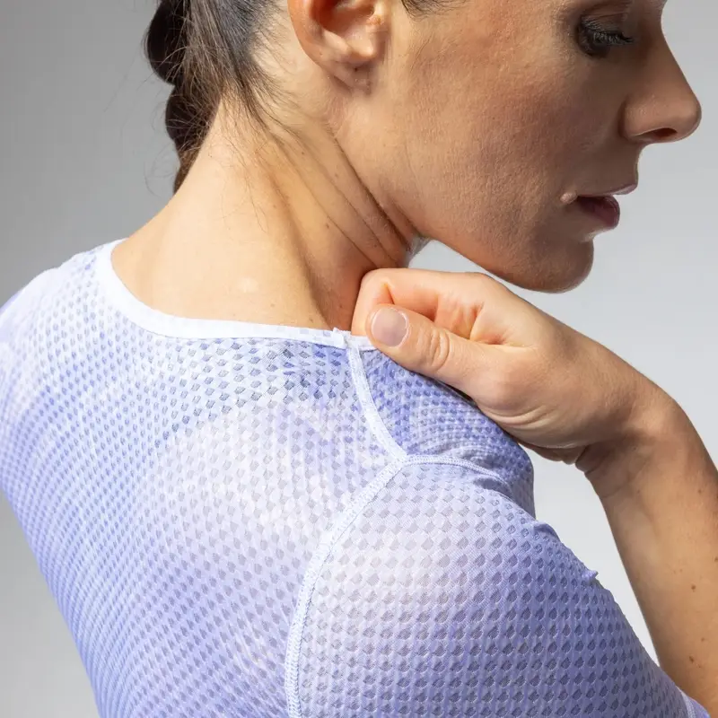 Camisola Interior Manga Curta Mulher Fan Glicínia Tamanho XS #4