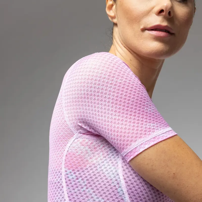 Sous-vêtement Femme Manches Courtes Fan Rose Pâle Taille M #3