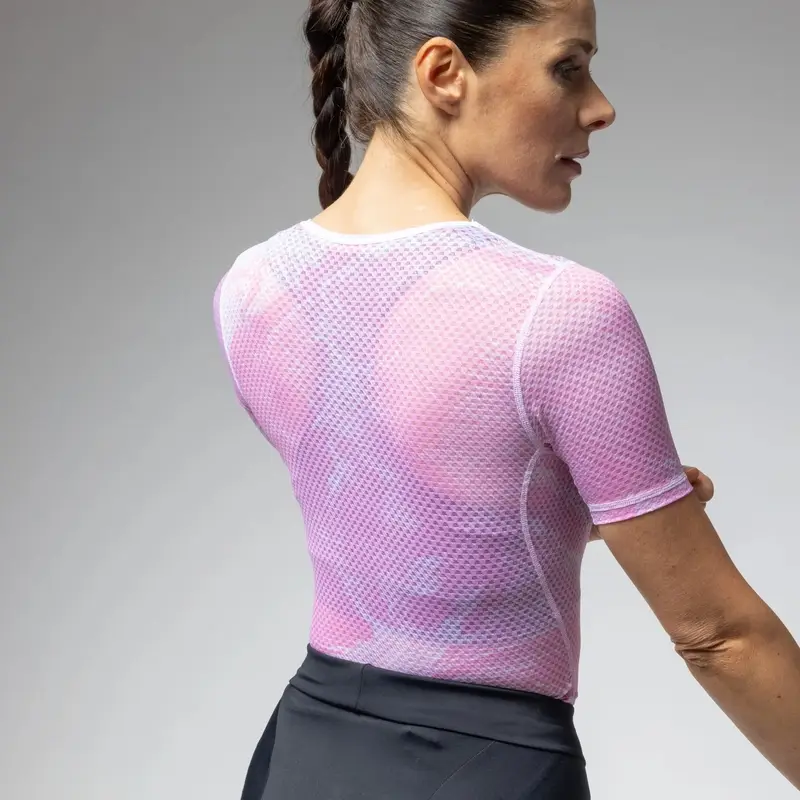 Sous-vêtement Femme Manches Courtes Fan Rose Pâle Taille M #4