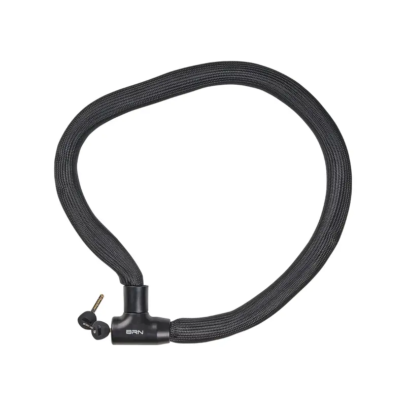 Lucchetto A Catena Flex Con Chiave 1000 x 6mm Nero - image