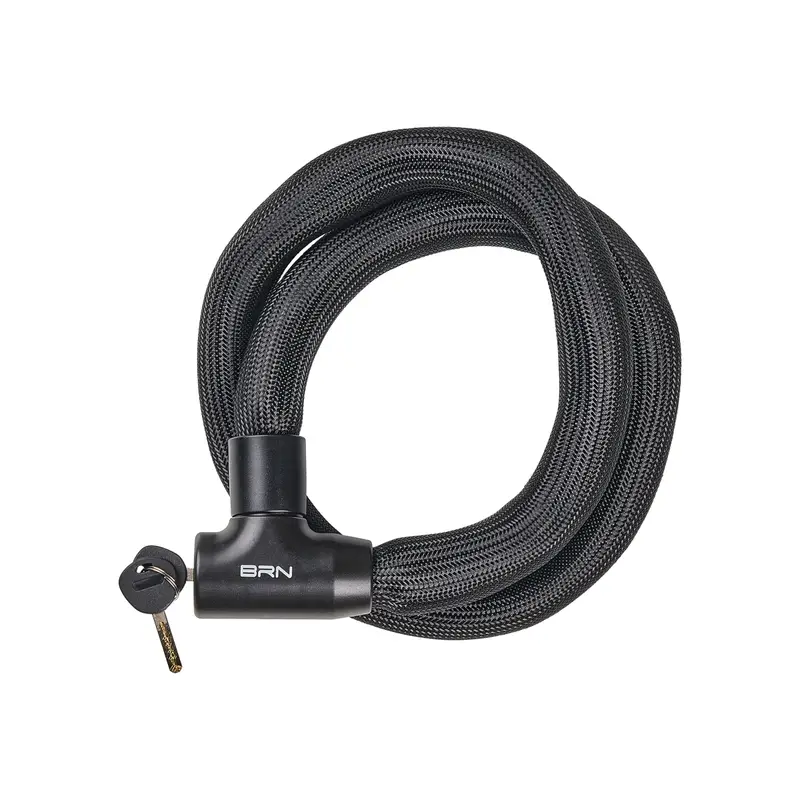 Lucchetto A Catena Flex Con Chiave 1200 x 6mm Nero #1