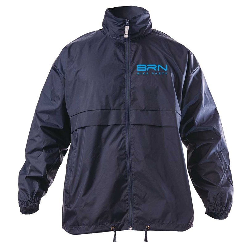 Giacca Antipioggia Con Zip Blu Taglia XL