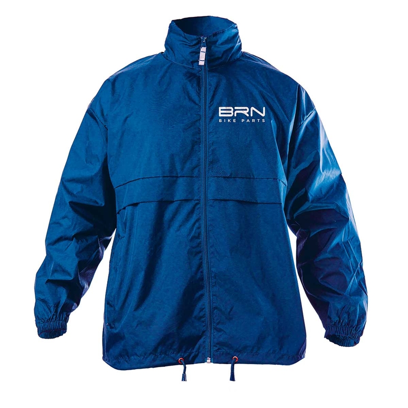 Regenjacke mit Reißverschluss Hellblau Größe S