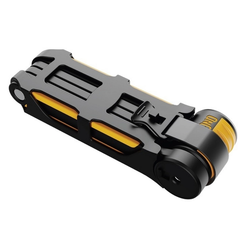 Lucchetto Snodato Heavy Duty Link Plate K-9 85cm Nero/Giallo #1