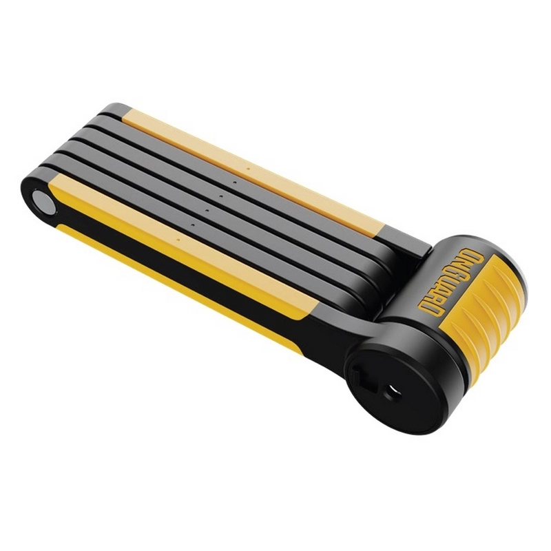 Lucchetto Snodato Heavy Duty Link Plate K-9 85cm Nero/Giallo #2