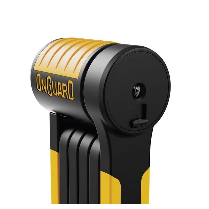 Lucchetto Snodato Heavy Duty Link Plate K-9 85cm Nero/Giallo #3
