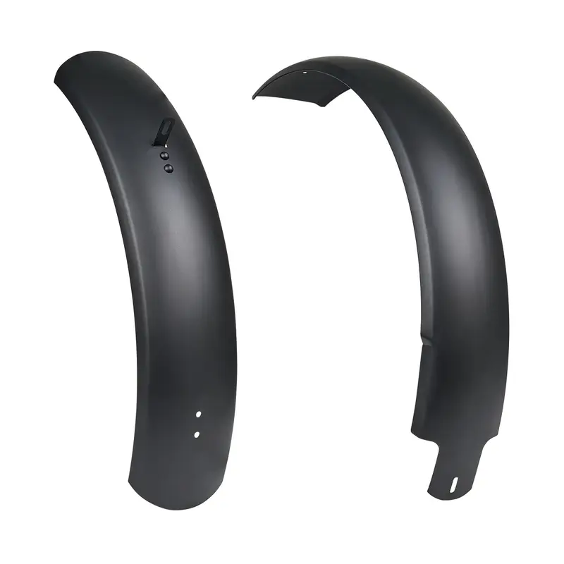 Coppia Parafanghi Per Fat Bike 20’’ Alluminio Nero - image