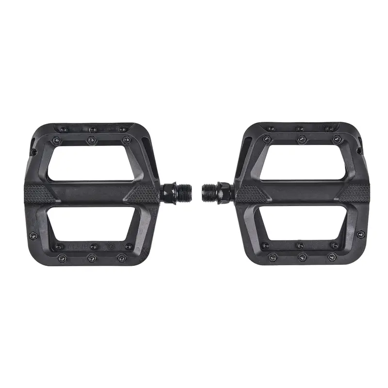Coppia Pedali Flat Nylon Nero - image