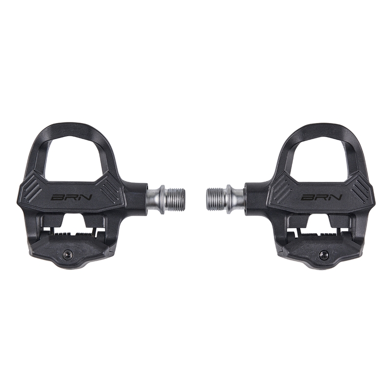 Coppia Pedali Strada Nylon Tacchette 4.5 Gradi Nero