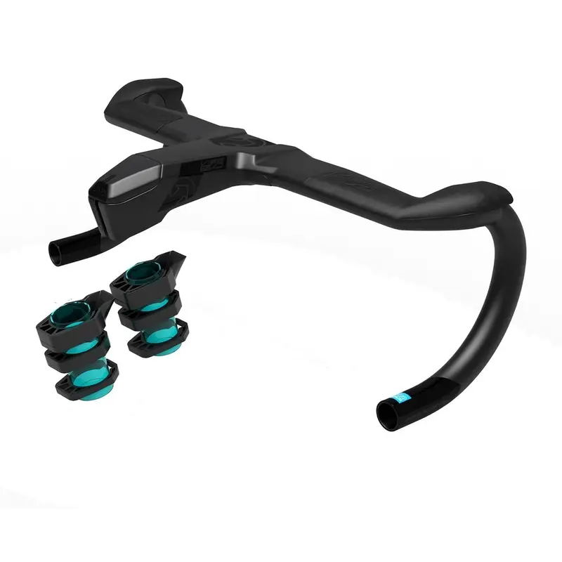 Manubrio Strada Integrato Vibe Evo Carbon 105mm x 380mm Nero #1