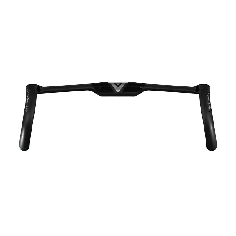 Manubrio Strada Vibe Aero Carbon Nero 390mm x 31.8mm #1