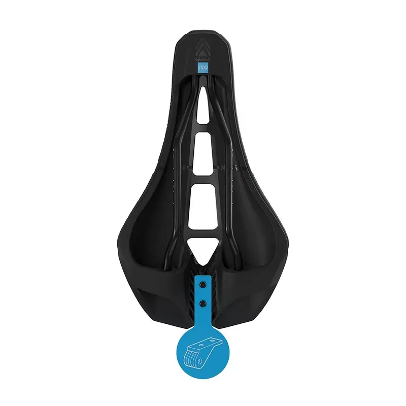 Sella Stealth 3D Performance Nero 152mm Anatomic Fit Stainless #7