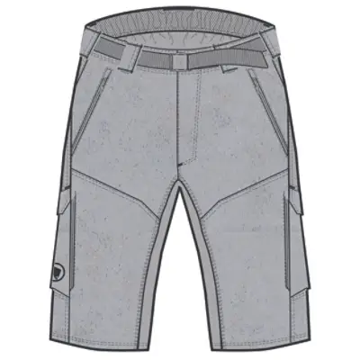 Pantalones cortos de MTB Hummvee Titanio Talla M - image