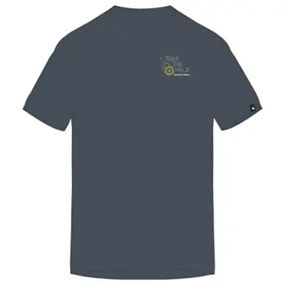 Jersey de Manga Corta Ride The Wild Gráfico Gris Carbón Talla XS - image