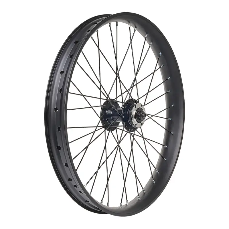 Ruota Fat Bike Anteriore 20’’ Con Mozzo Disco E Bloccaggio Nero - image