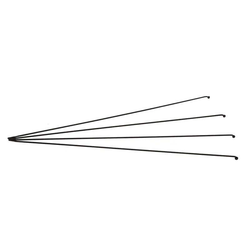Raggio Bici In Acciaio Con Nipples 125 x 2.3mm Nero - image