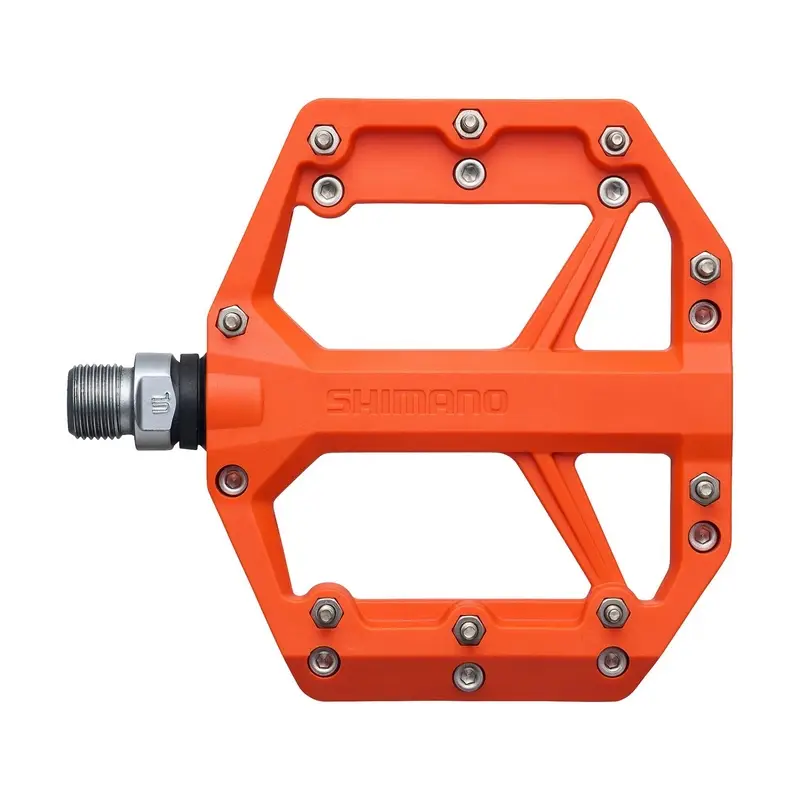 Coppia Pedali Flat PD-GR400 Arancione #3