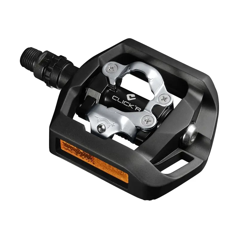 SHIMANO Pedale (CLICK'R) PD-T421 Un lato Pedale [nero] / gabbia [nero] - image