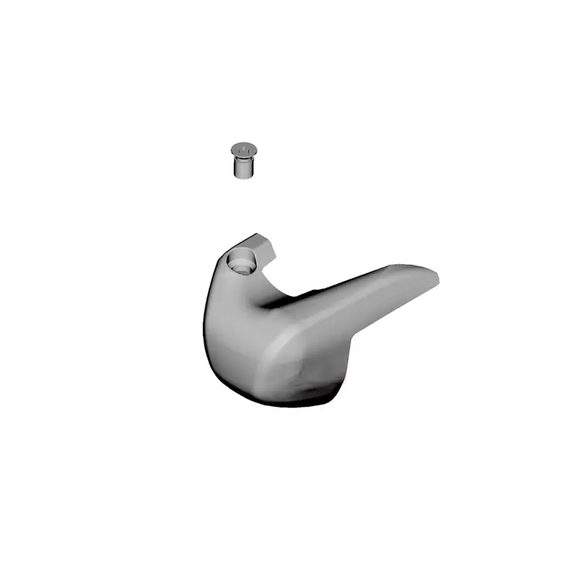 Placchetta destro R e vite di fissaggio ST-RX820 - image