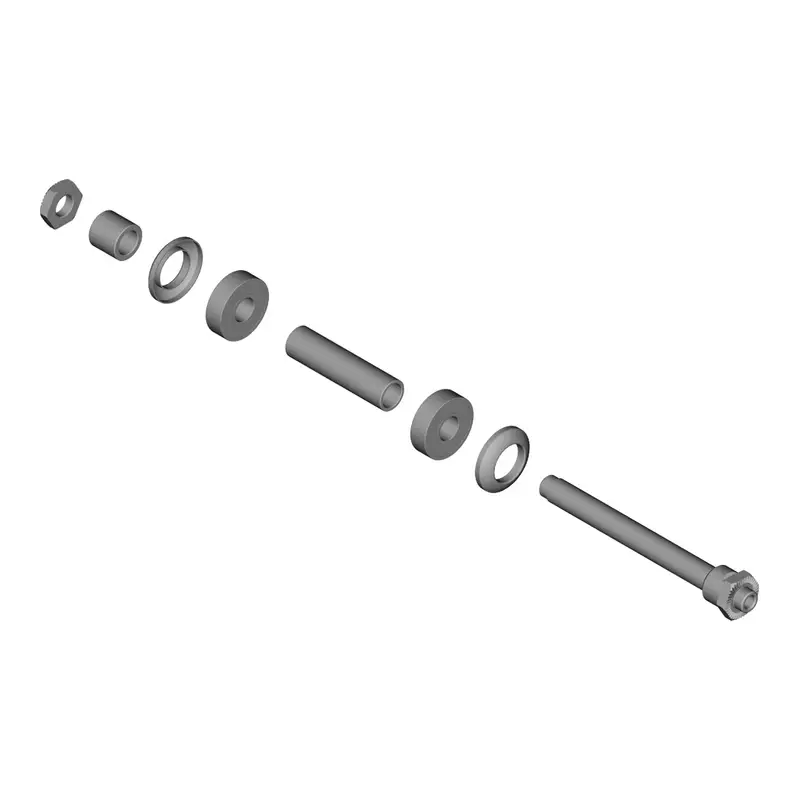 Asse mozzo completo 108mm HB-QC400 #1