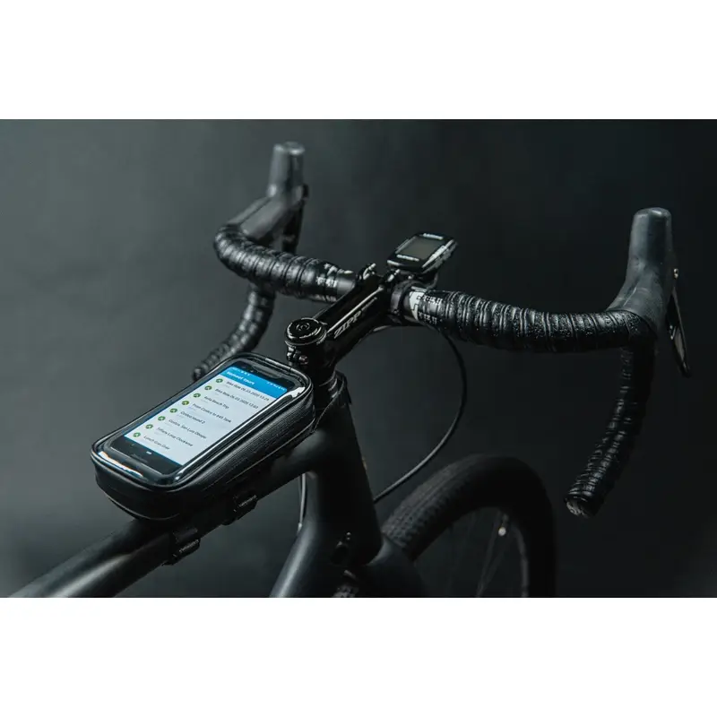 Energy Caddy Top-Tube Smartphone Handlebar Bag Black #2
