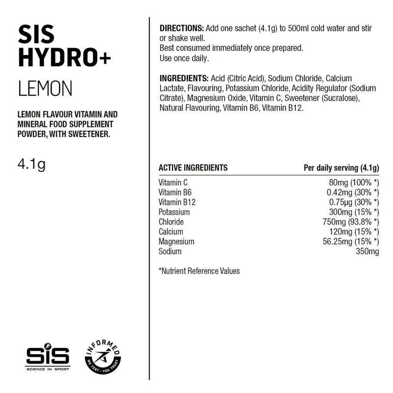 Sali GO Hydro+ Lemon Powder 6x4,5g #1
