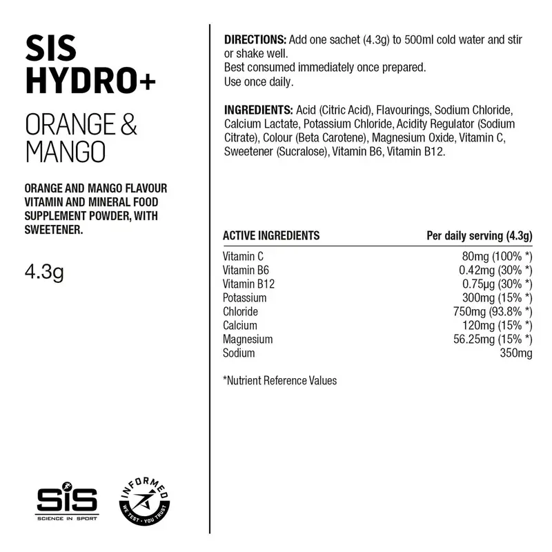 Sali GO Hydro+ Orange Mango Powder 6x4,5g #1